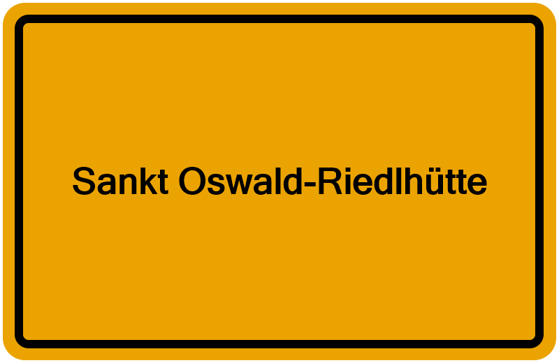 Handelsregisterauszug Sankt Oswald-Riedlhütte